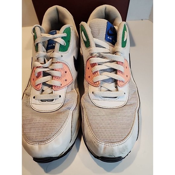 MEN'S SZ 13 NIKE AIR MAX 90 ESSENTIAL WATERMELON 2018 AJ1285-100 - Picture 4 of 10